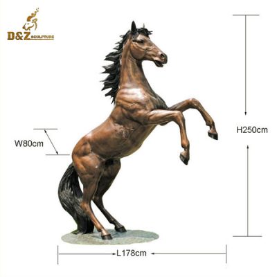 horse bronze sculpture