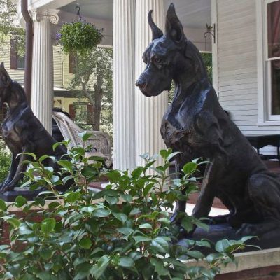 life size Great Dane statue