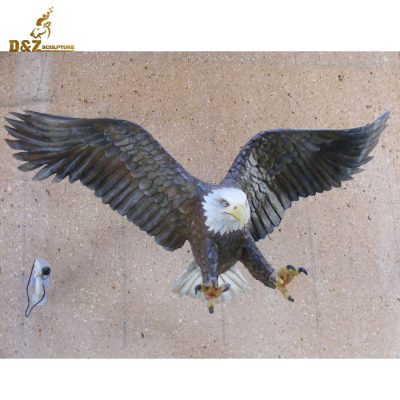 Wall decor Casting bronze eagle statue for America University DZE-011