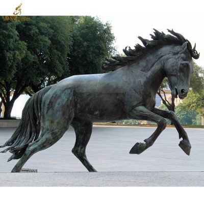 vintage bronze horse statue