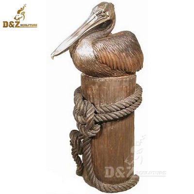 Vintage pelican statue for outdoor indoor decor