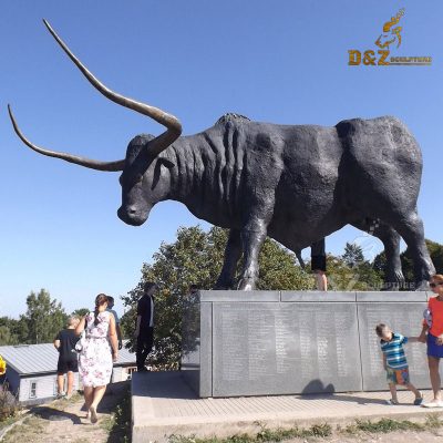 Chinese factory custom university of texas longhorn statue