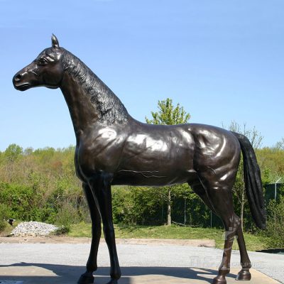 Modern design bronze china horse figurines