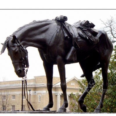 Decorative horse statue metal casting hot sale product