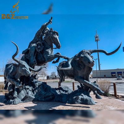 Modern metal decor competitive price longhorn bull images for sale