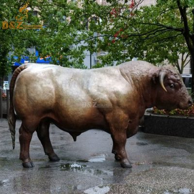 Hot sale factory custom made life size bull statue