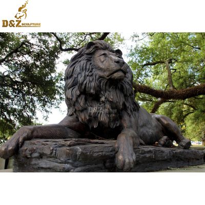 Bronze design outdoor hot sale lion mold statues only