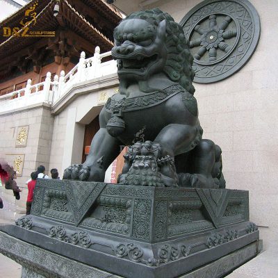 Hot sale popular design foo dog statue for garden decor