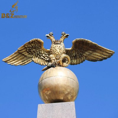 High Quality bronze eagle head sculpture for coffee table decoration