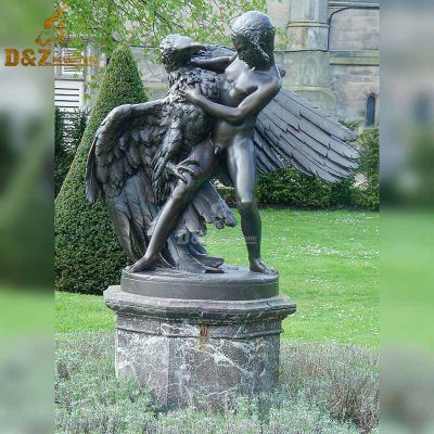 outdoor customized life size brass ornaments sculpture bronze Eagle statue