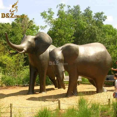 High Quality Life Size large bronze elephant statues