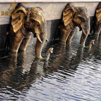 Life Size Bronze Elephant Statue for Garden Decoration