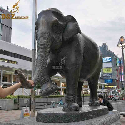 Large Outdoor Metal Elephant Bronze Statue For Garden