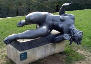 The river sculpture by artist Maillol