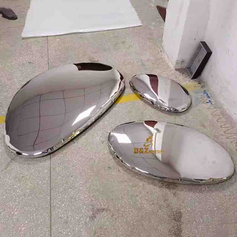 stainless steel mirror sculpture