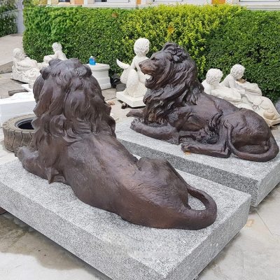 Factory custom high quality bronze casting lion statue mold DZL-D562